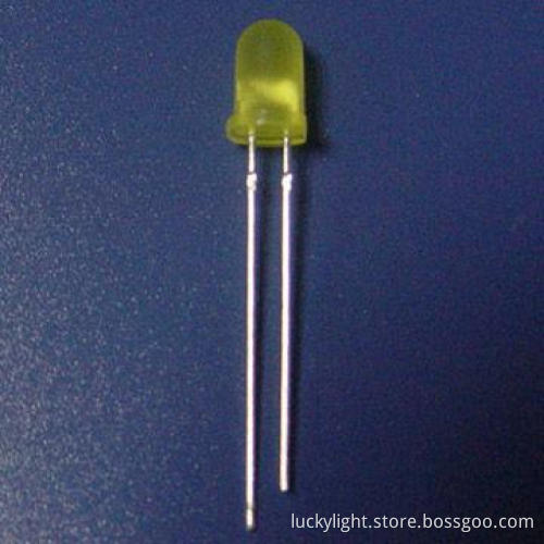 2.2V Yellow LED Lamp with 78mW Power Dissipation and 30mAh Forward Current